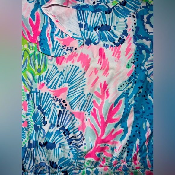 Lilly Pulitzer Ruffled Romper Size S - Picture 3 of 4